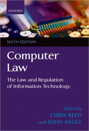 Book Computer Law: The Law and Regulation of Information Technology free