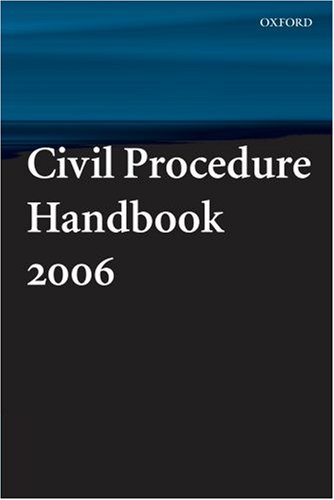 Book Civil Procedure Handbook 2006 free