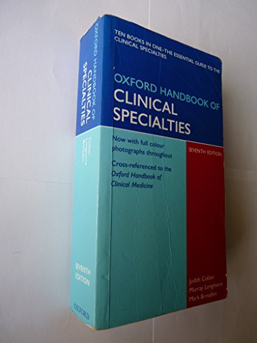 Book THE OXFORD HANDBOOK OF CLINICAL SPECIALTIES. free