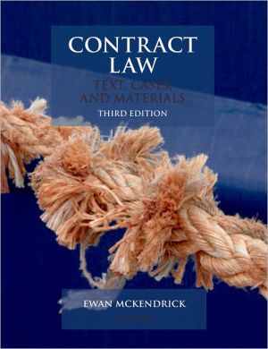 Book Contract Law: Text, Cases, & Materials free