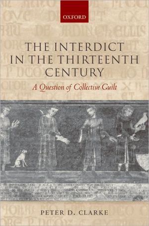 Book The Interdict in the Thirteenth Century: A Question of Collective Guilt free