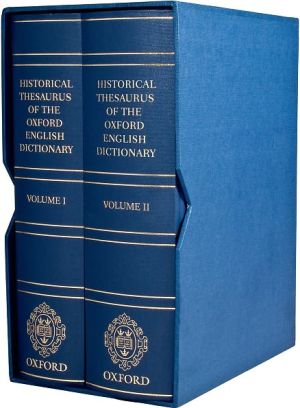 Book Historical Thesaurus of the Oxford English Dictionary - 2 volume set free