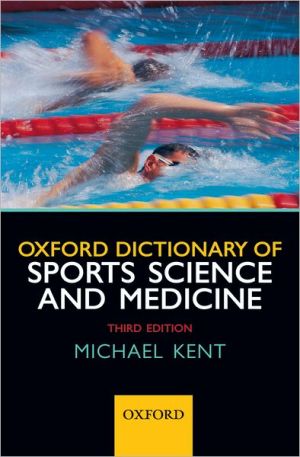 Book Oxford Dictionary of Sports Science and Medicine free