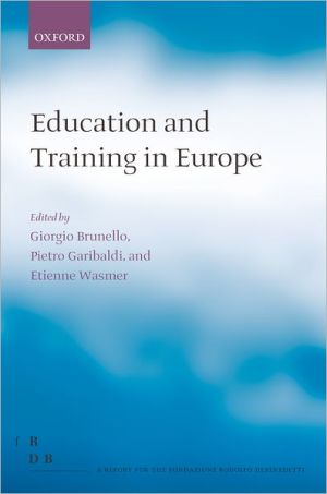 Book Education and Training in Europe (Fondazione Rodolfo Debendetti Reports) free