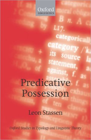 Book Predicative Possession (Oxford Studies in Typology and Linguistic Theory) free