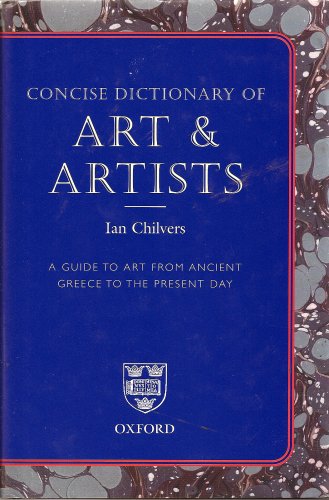 Book Concise Dictionary of Art & Artists free