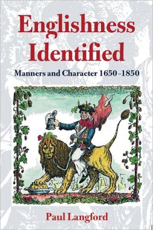 Book Englishness Identified ' Manners and Character 1650-1850 ' free