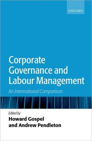 Book Corporate Governance and Labour Management: An International Comparison free