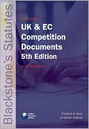 Book Blackstone's UK and EC Competition Documents (Blackstone's Statute Book Series) free