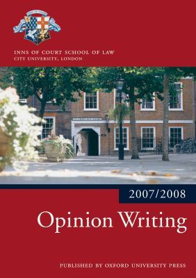Book Opinion Writing 2007-08: 2007 Edition |a 2007 Ed. (blackstone Bar Manual) free