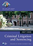 Book Criminal Litigation And Sentencing 2007-2008: 2007 Edition |a 2007 Ed. (blackstone Bar Manual) free