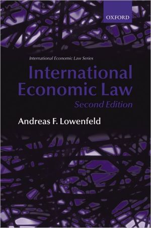 Book International Economic Law (International Economic Law Series) free