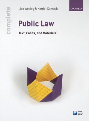 Book Complete Public Law: Text, Cases, and Materials free