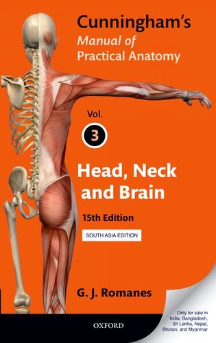 Book Cunningham's Manual of Practical Anatomy: Volume Iii: Head, Neck and Brain free