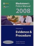 Book Blackstone's Police Manual Volume 2: Evidence and Procedure 2008 (Blackstone's Police Manuals) free