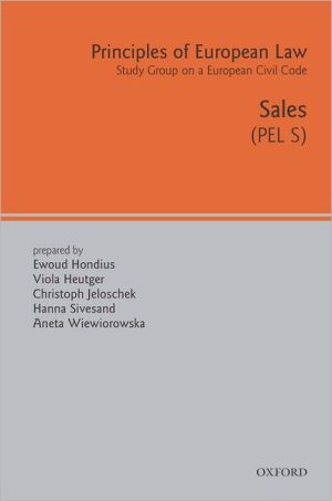 Book Principles Of European Law: Volume Five: Sales Contract (european Civil Code) free