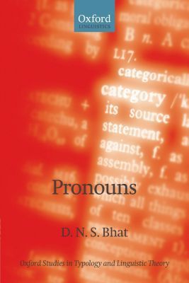 Book Pronouns (Oxford Studies in Typology and Linguistic Theory) free