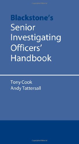 Book Senior Investigating Officer's Handbook free