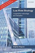 Book Law Firm Strategy: Competitive Advantage and Valuation free