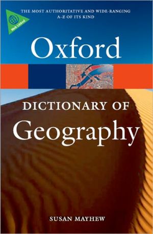 Book A Dictionary of Geography (Oxford Quick Reference) free