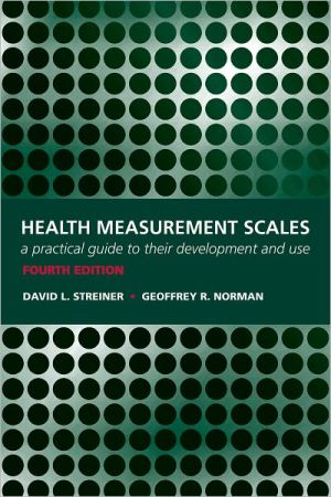 Book Health Measurement Scales: A practical guide to their development and use free