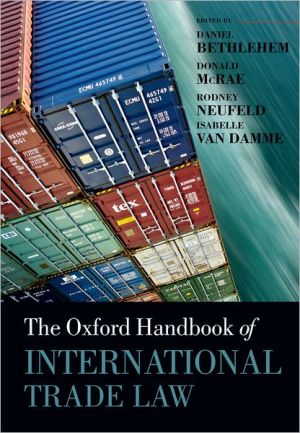 Book The Oxford Handbook of International Trade Law (Oxford Handbooks) free
