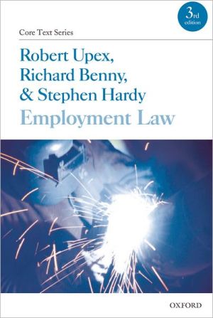 Book Employment Law (core Texts Series) free