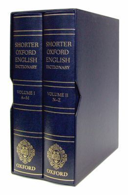 Book Shorter Oxford English Dictionary: Deluxe Sixth Edition free