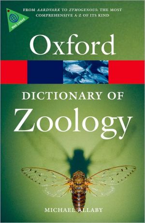 Book A Dictionary of Zoology (Oxford Quick Reference) free