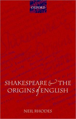 Book Shakespeare and the Origins of English free