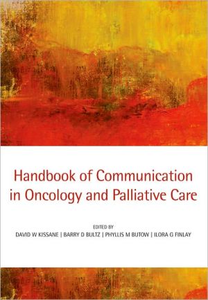 Book Handbook of Communication in Oncology and Palliative Care free