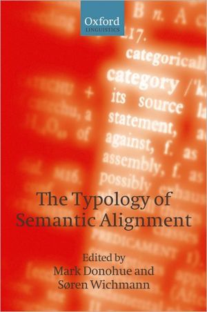 Book The Typology of Semantic Alignment free