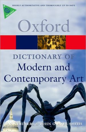 Book A Dictionary of Modern and Contemporary Art (Oxford Quick Reference) free