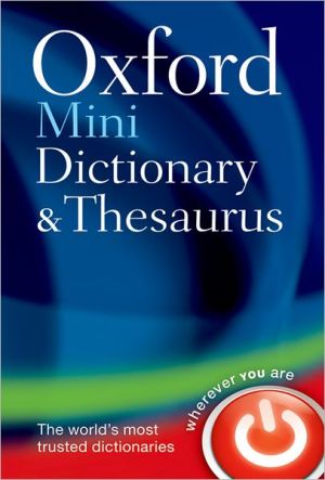 Book Oxford Mini Dictionary and Thesaurus free