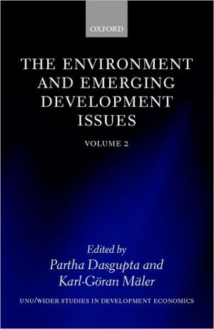 Book The Environment and Emerging Development Issues: Volume 2 (WIDER Studies in Development Economics) free