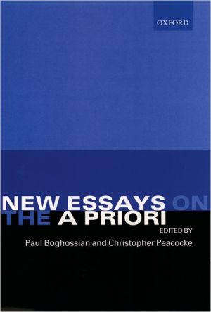 Book New Essays on the A Priori free