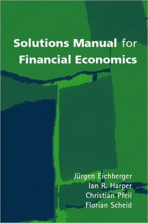 Book Solutions Manual for Financial Economics free