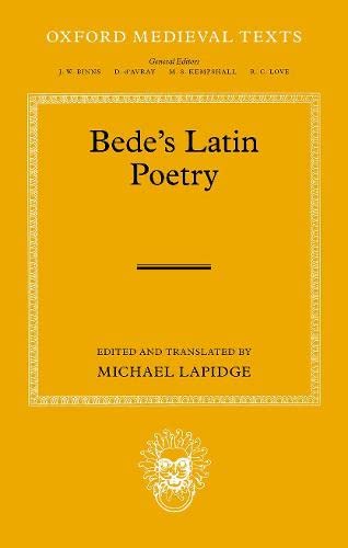 Book Bede's Latin Poetry (Oxford Medieval Texts) free