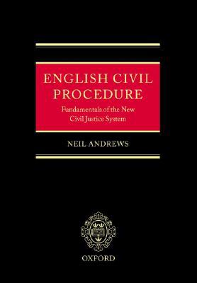 Book English Civil Procedure: Fundamentals of the New Civil Justice System free