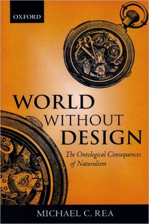 Book World without Design: The Ontological Consequences of Naturalism free