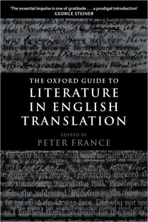 Book The Oxford Guide to Literature in English Translation free