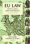 Book EU Law: Text, Cases and Materials free