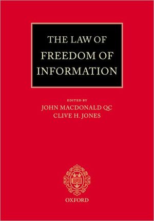 Book The Law of Freedom of Information free