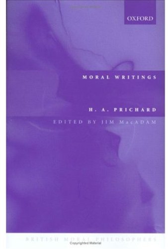 Book Moral Writings (british Moral Philosophers) free