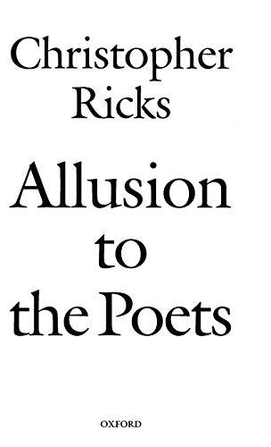 Book Allusion to the Poets free