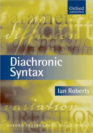 Book Diachronic Syntax (Oxford Textbooks in Linguistics) free