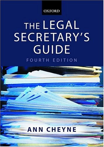 Book The Legal Secretary's Guide free