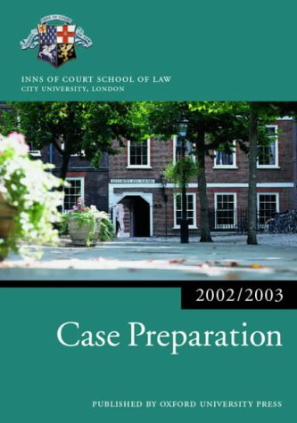 Book Case Preparation (blackstone Bar Manual) free