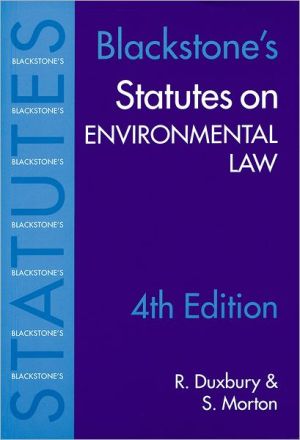 Book Statutes on Environmental Law free