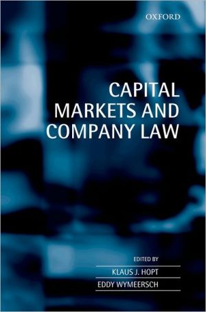 Book Capital Markets and Company Law free